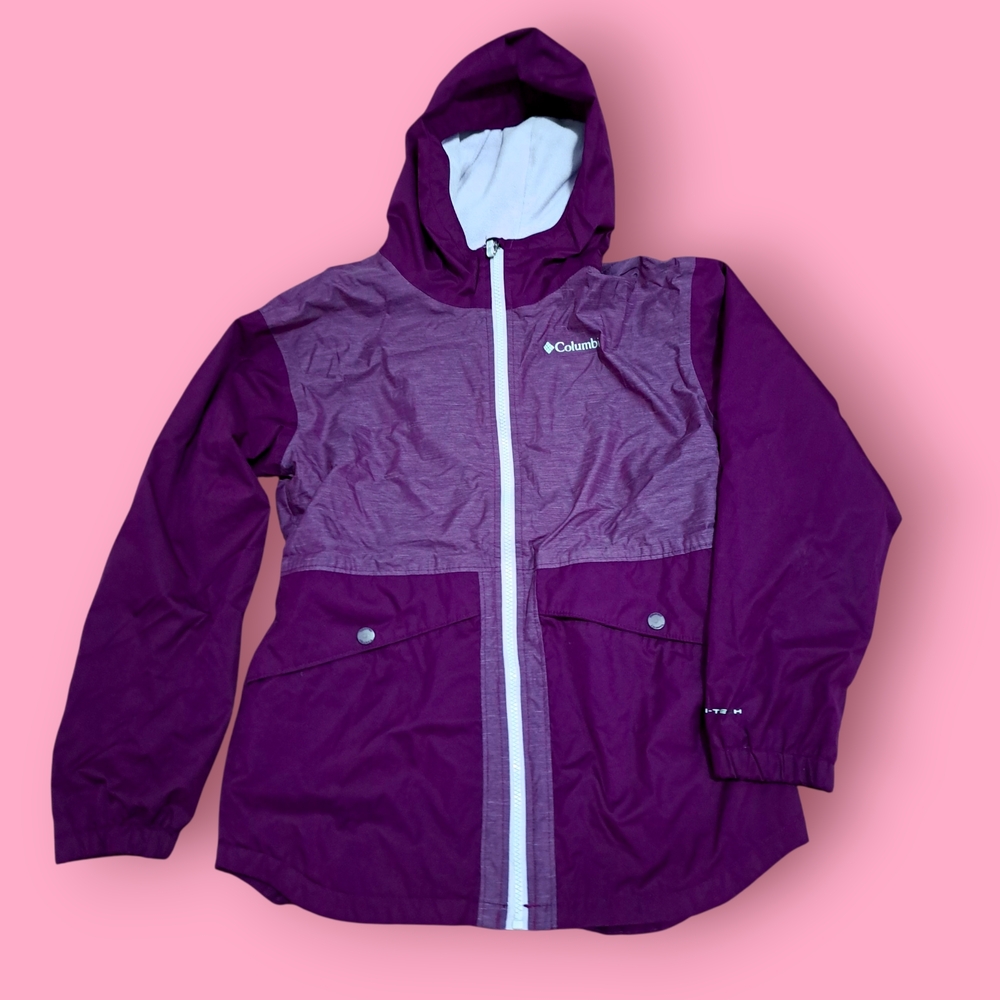 Columbia Kids' Purple Hooded Raincoat
